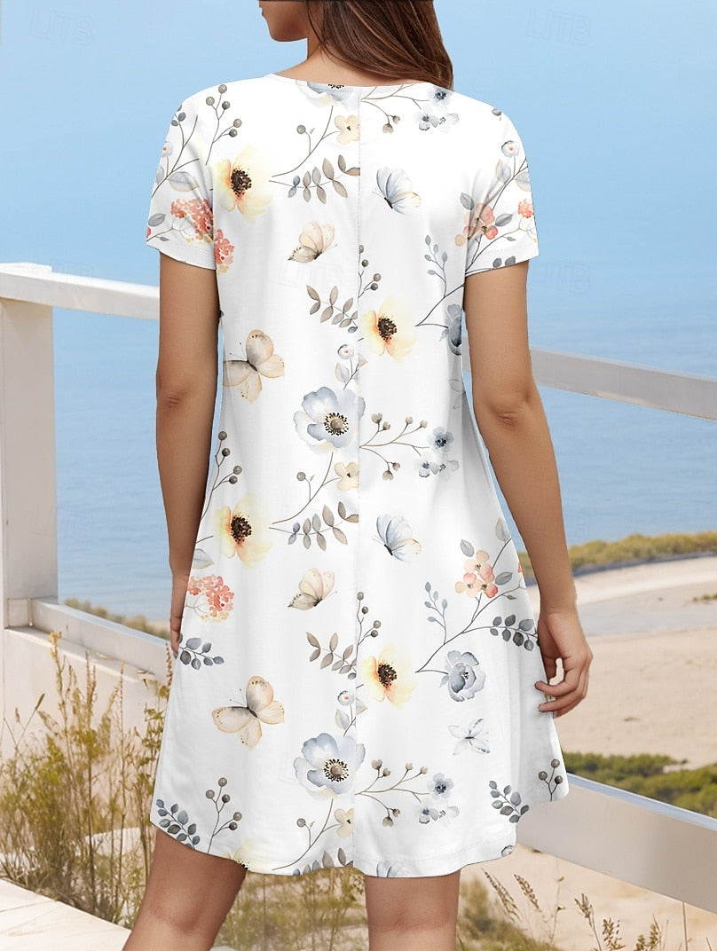 Elena - Floral Mini Dress