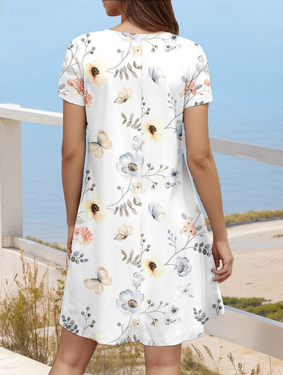Elena - Floral Mini Dress