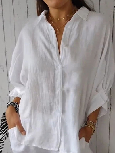 Women's  Casual Tie-back  Shirt