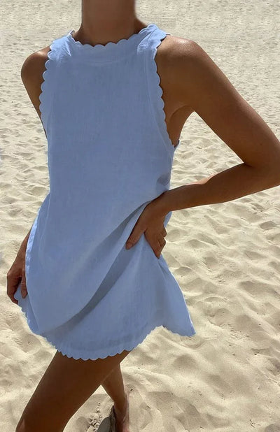 Dawn - Chic Wave Edge Mini Dress