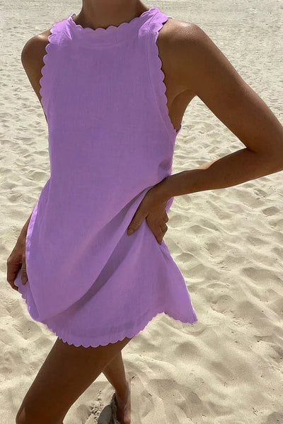 Dawn - Chic Wave Edge Mini Dress