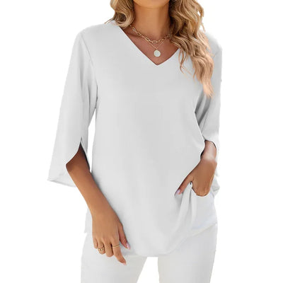 Cara™ - V-Neck Blouse