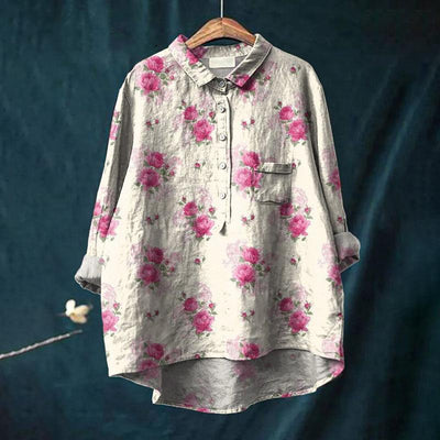 Fenna - Cheerful blouse with floral print