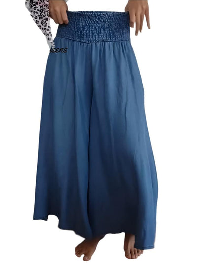 Margot- Women's Cotton Wide Leg Pants