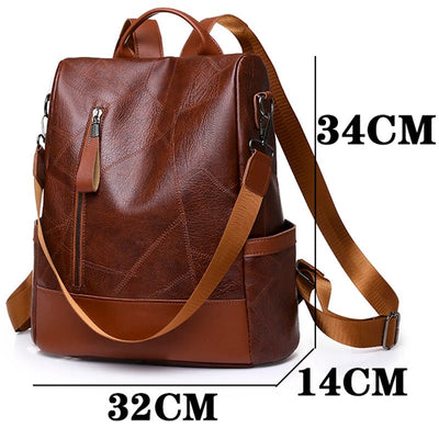 Martina  - PU Leather Backpack