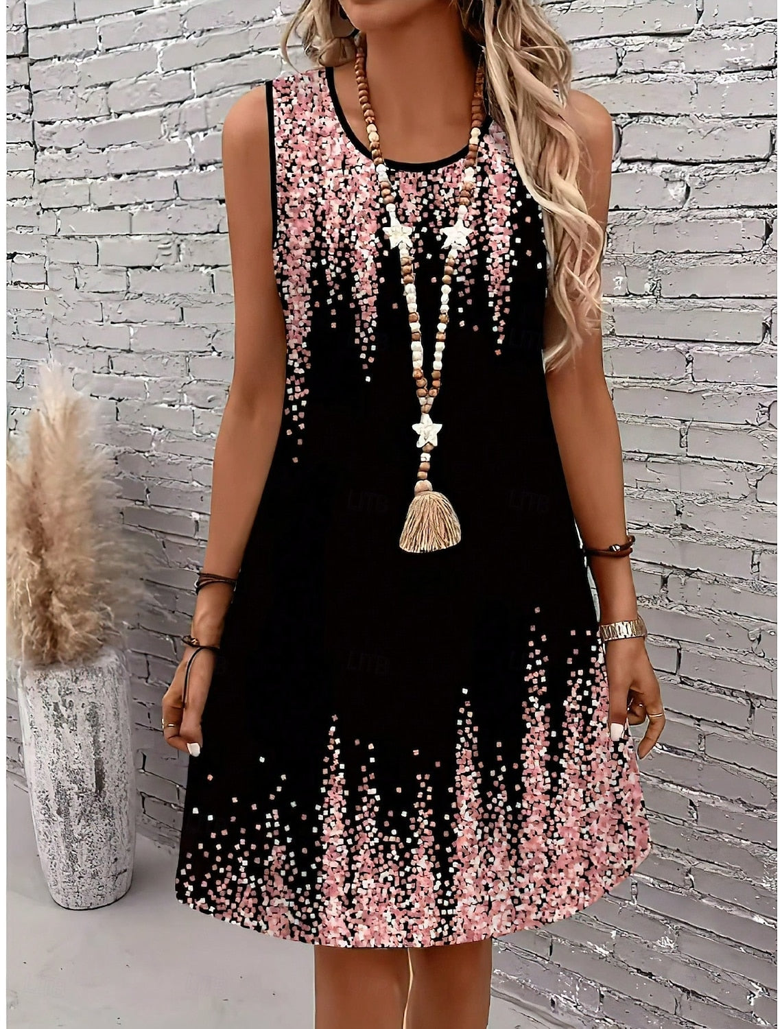 Eden - Sleeveless Ombre Mini Dress