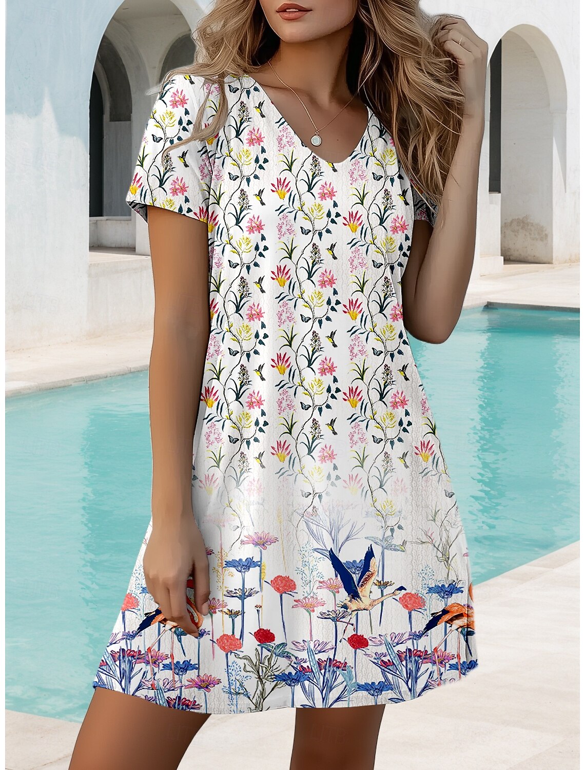 Zoey - Casual Floral Mini Dress