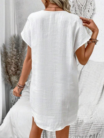 Elise - Cotton Linen Mini Dress