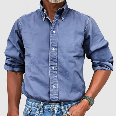 Elijah - Cotton Oxford Shirt