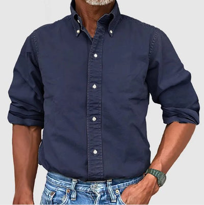 Elijah - Cotton Oxford Shirt