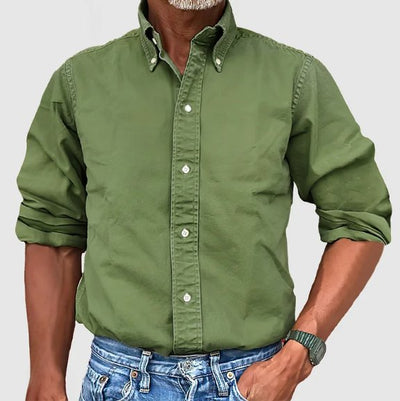 Elijah - Cotton Oxford Shirt