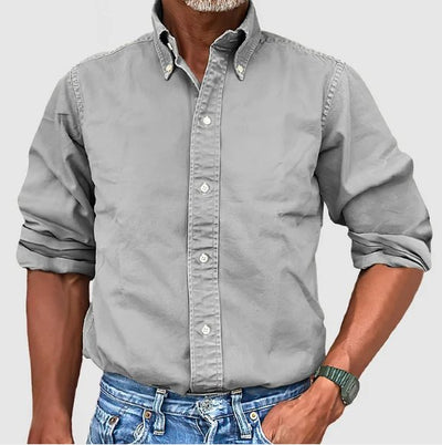 Elijah - Cotton Oxford Shirt