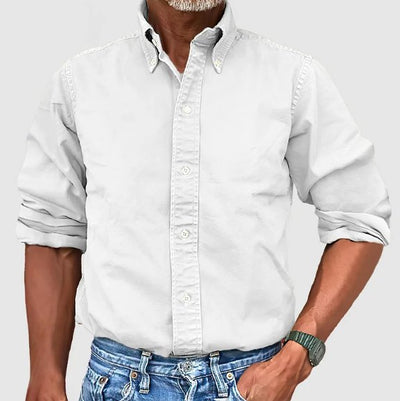 Elijah - Cotton Oxford Shirt