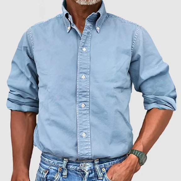 Elijah - Cotton Oxford Shirt