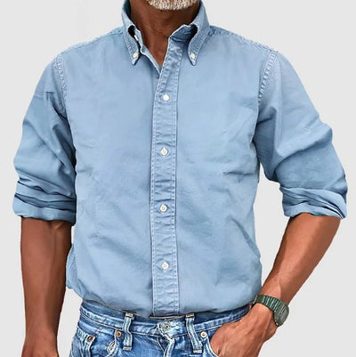 Elijah - Cotton Oxford Shirt