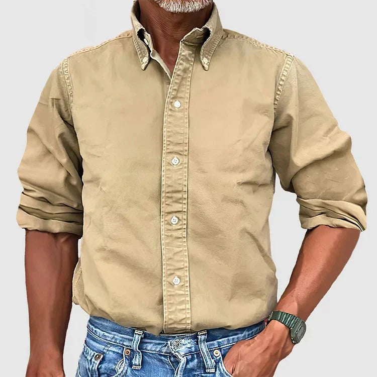 Elijah - Cotton Oxford Shirt