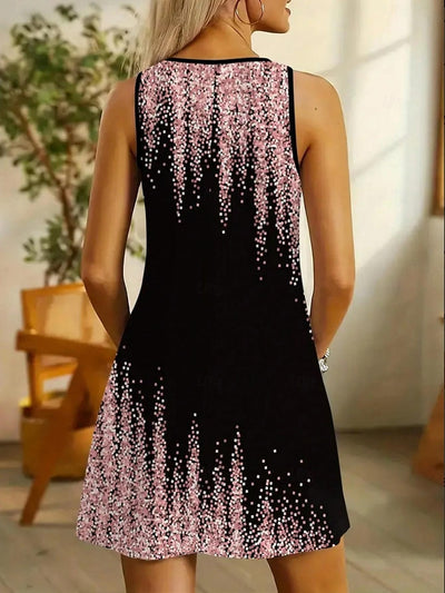 Eden - Sleeveless Ombre Mini Dress