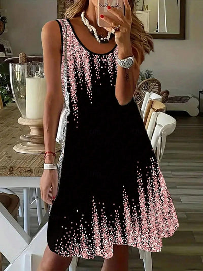 Eden - Sleeveless Ombre Mini Dress
